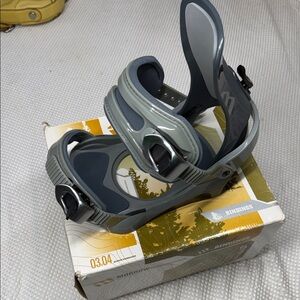 Morrow Dimension -Snowboard Binding - Black/Gray - M03501197 - Large (Just One)